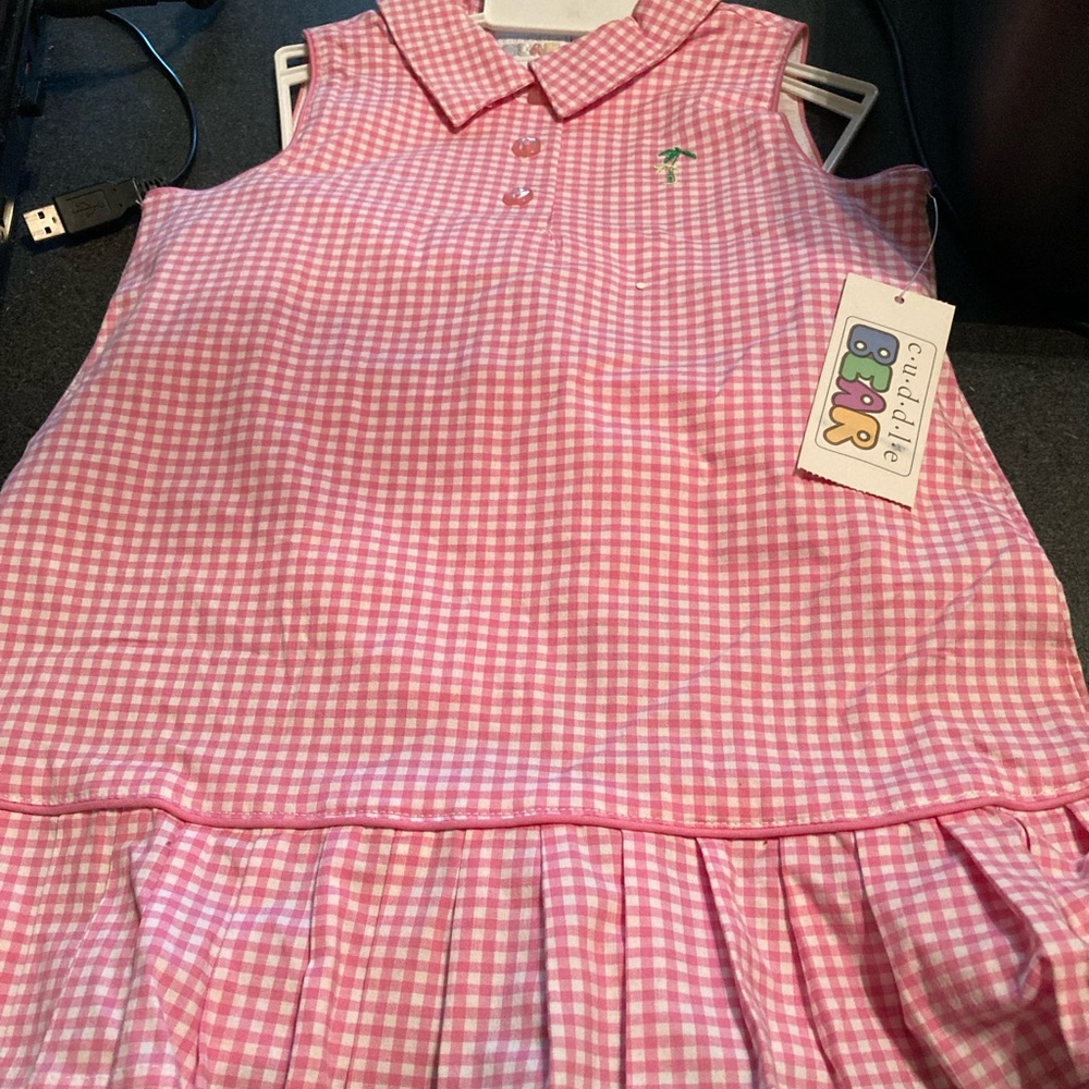 Cuddle bear cute dress and bloomers size 24 month